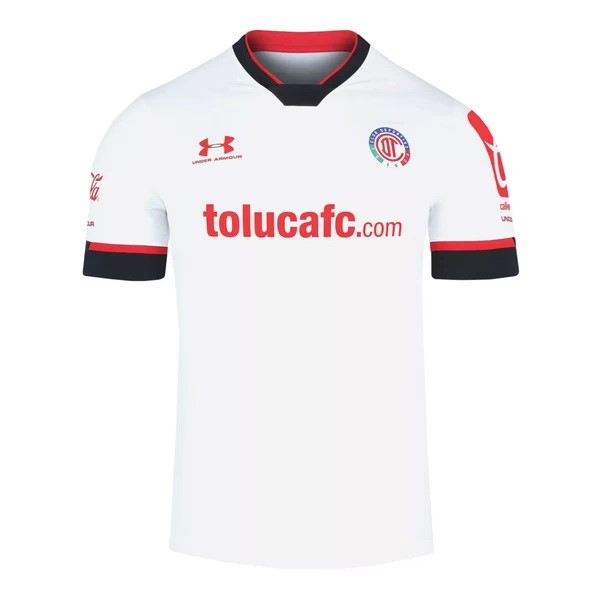 Tailandia Camiseta Deportivo Toluca 2ª Kit 2021 2022 Blanco